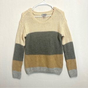 Jcp womens sweater pullover knit wool blend size M